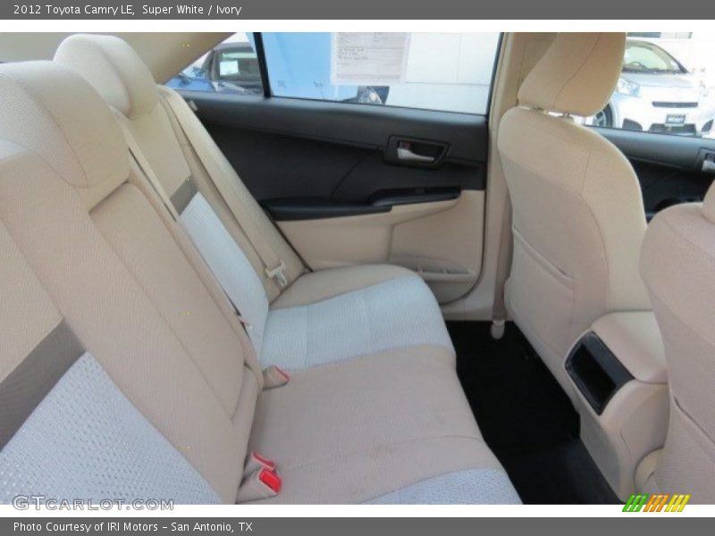 Super White / Ivory 2012 Toyota Camry LE