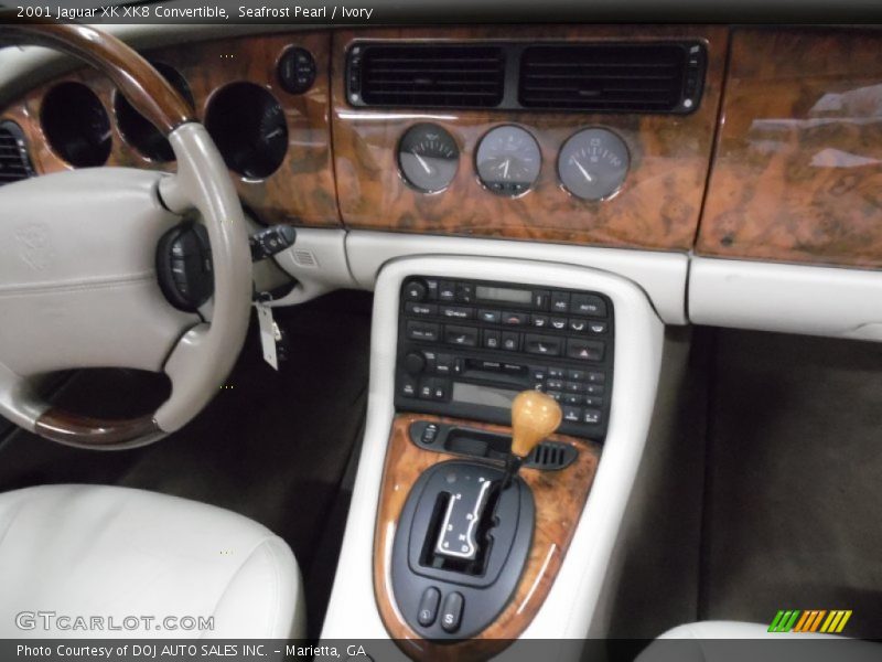 Seafrost Pearl / Ivory 2001 Jaguar XK XK8 Convertible