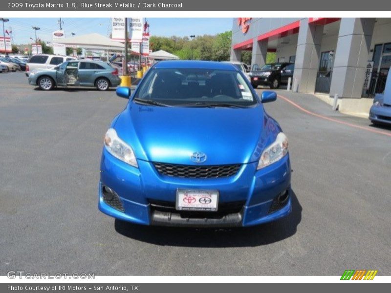 Blue Streak Metallic / Dark Charcoal 2009 Toyota Matrix 1.8
