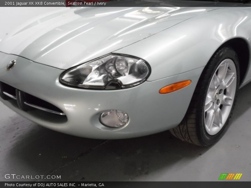 Seafrost Pearl / Ivory 2001 Jaguar XK XK8 Convertible