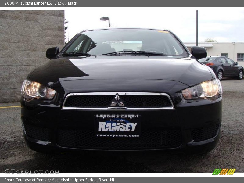 Black / Black 2008 Mitsubishi Lancer ES