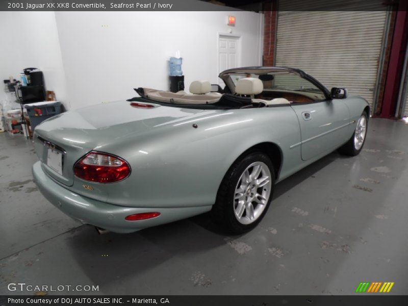 Seafrost Pearl / Ivory 2001 Jaguar XK XK8 Convertible