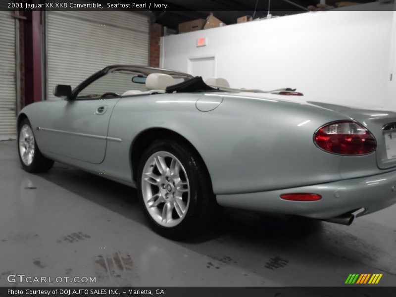 Seafrost Pearl / Ivory 2001 Jaguar XK XK8 Convertible