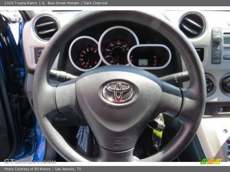 Blue Streak Metallic / Dark Charcoal 2009 Toyota Matrix 1.8