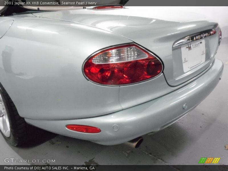 Seafrost Pearl / Ivory 2001 Jaguar XK XK8 Convertible