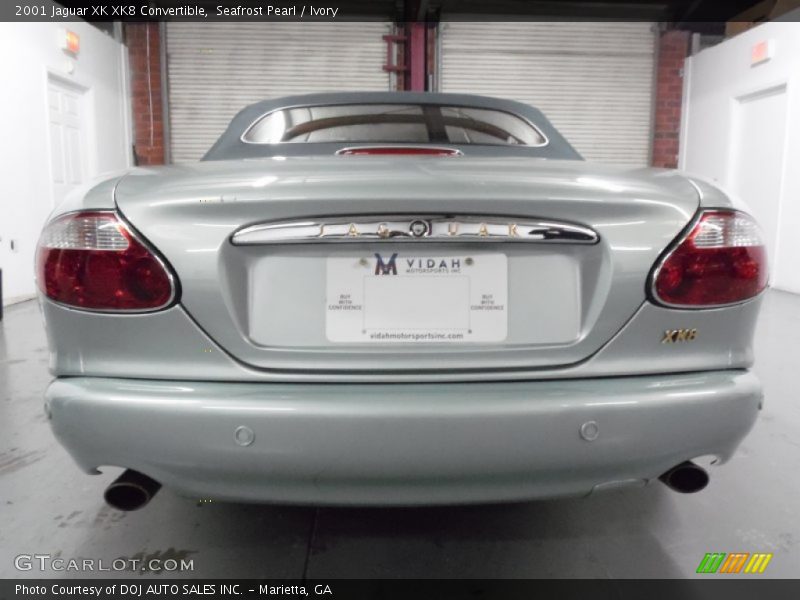 Seafrost Pearl / Ivory 2001 Jaguar XK XK8 Convertible