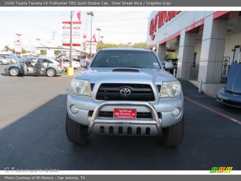 Silver Streak Mica / Graphite Gray 2008 Toyota Tacoma V6 PreRunner TRD Sport Double Cab