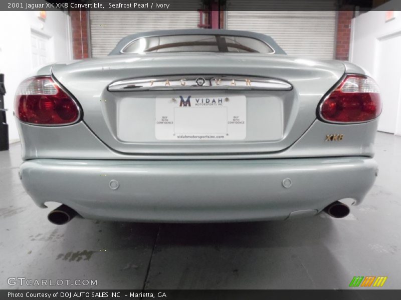 Seafrost Pearl / Ivory 2001 Jaguar XK XK8 Convertible