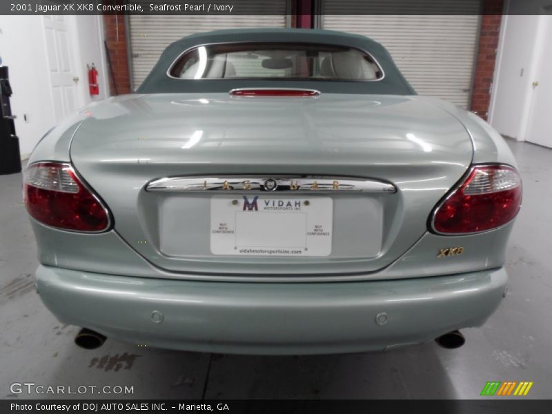 Seafrost Pearl / Ivory 2001 Jaguar XK XK8 Convertible