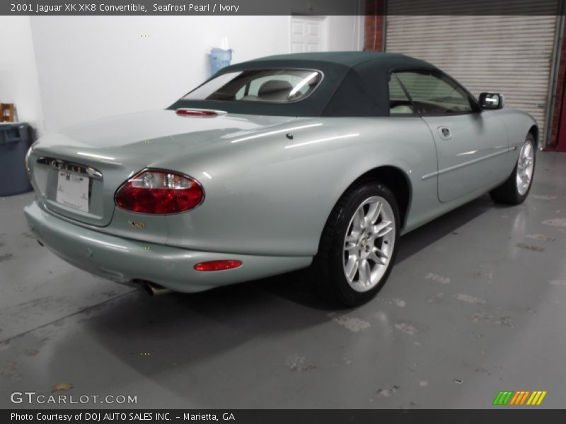 Seafrost Pearl / Ivory 2001 Jaguar XK XK8 Convertible