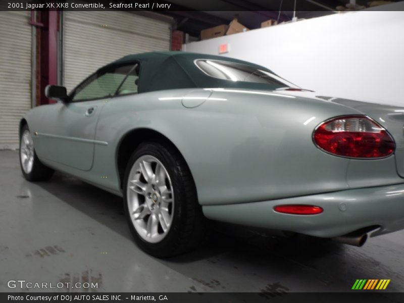 Seafrost Pearl / Ivory 2001 Jaguar XK XK8 Convertible