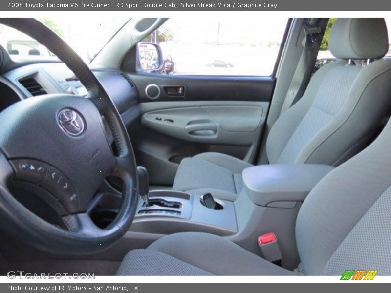 Silver Streak Mica / Graphite Gray 2008 Toyota Tacoma V6 PreRunner TRD Sport Double Cab
