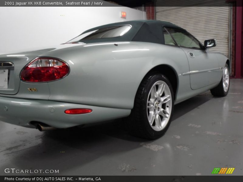 Seafrost Pearl / Ivory 2001 Jaguar XK XK8 Convertible
