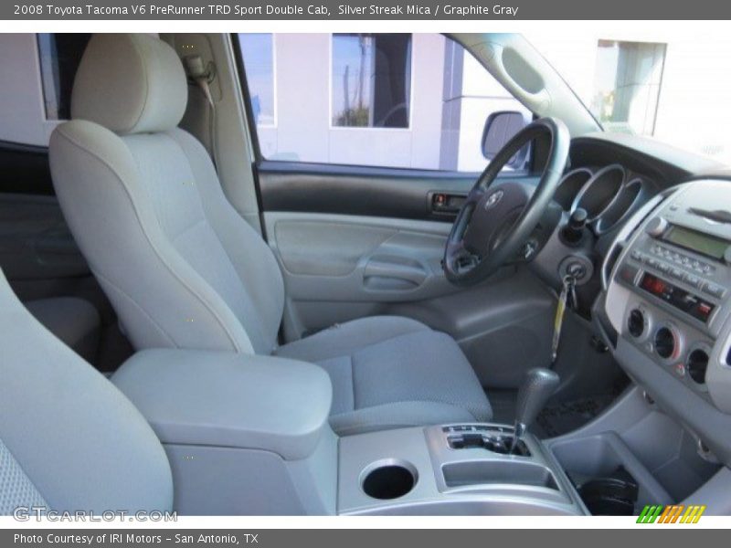 Silver Streak Mica / Graphite Gray 2008 Toyota Tacoma V6 PreRunner TRD Sport Double Cab