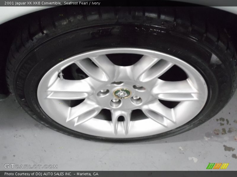 Seafrost Pearl / Ivory 2001 Jaguar XK XK8 Convertible