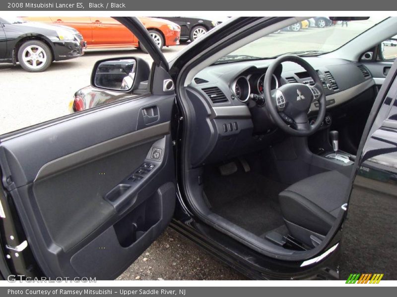 Black / Black 2008 Mitsubishi Lancer ES