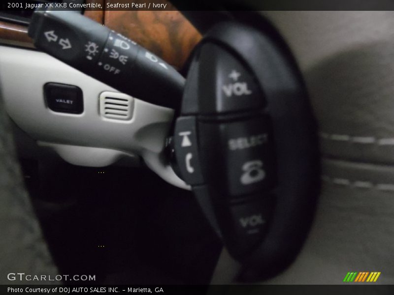 Seafrost Pearl / Ivory 2001 Jaguar XK XK8 Convertible