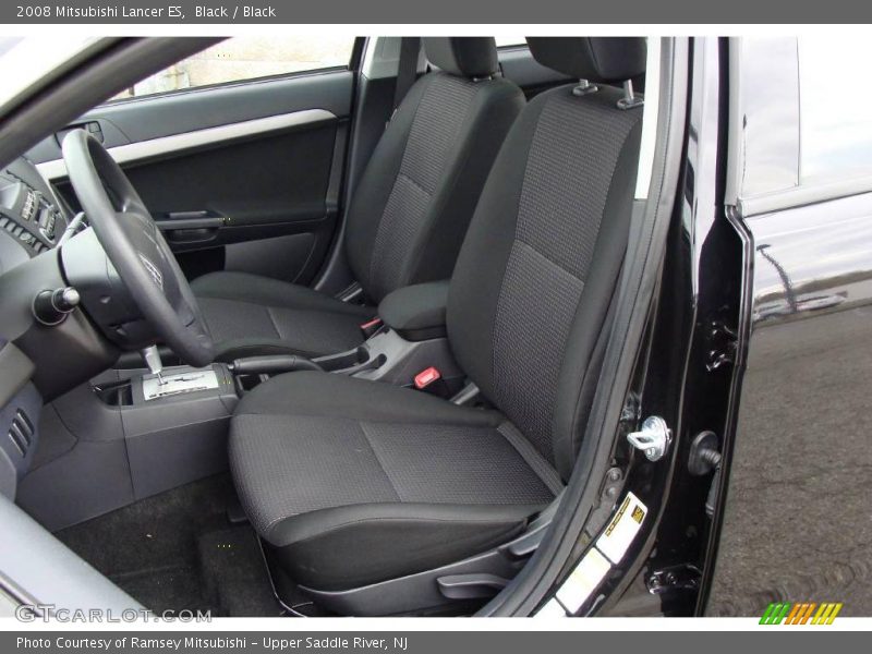 Black / Black 2008 Mitsubishi Lancer ES