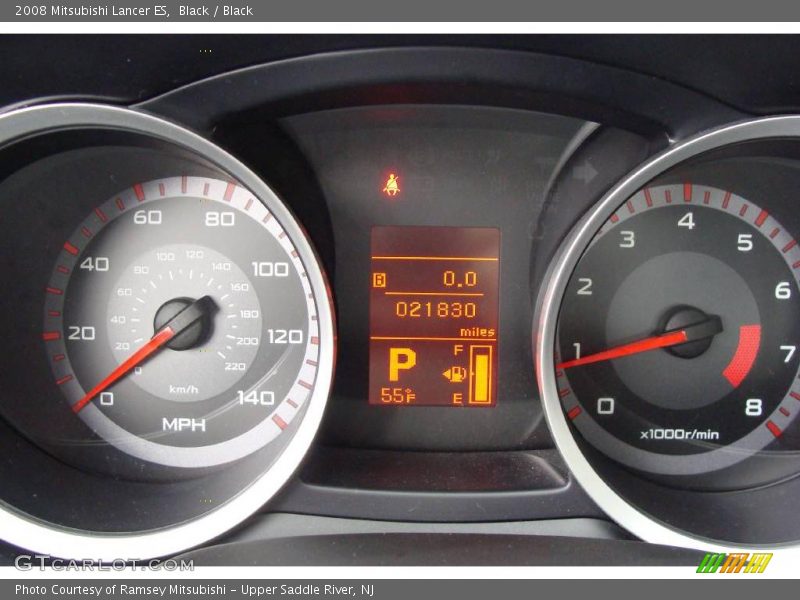 Black / Black 2008 Mitsubishi Lancer ES