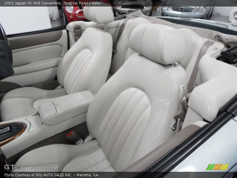 Seafrost Pearl / Ivory 2001 Jaguar XK XK8 Convertible
