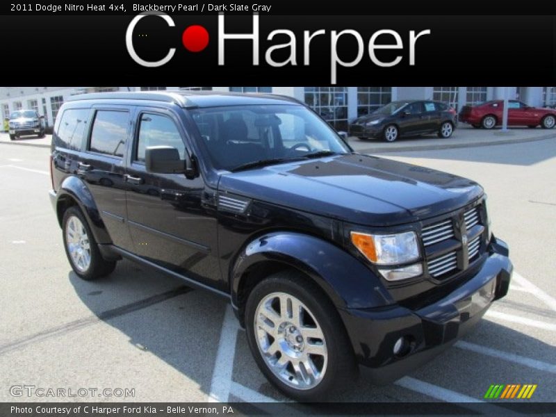 Blackberry Pearl / Dark Slate Gray 2011 Dodge Nitro Heat 4x4