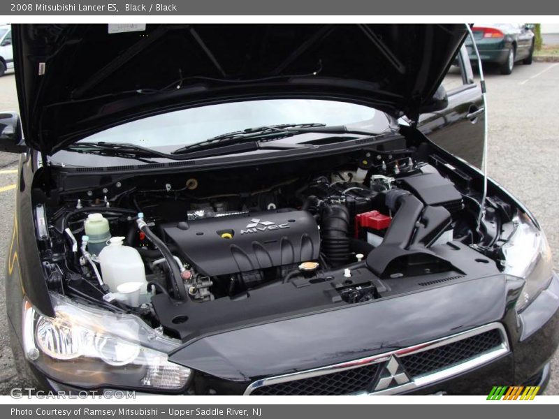 Black / Black 2008 Mitsubishi Lancer ES