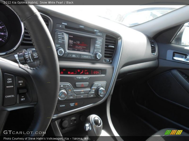 Snow White Pearl / Black 2012 Kia Optima Hybrid