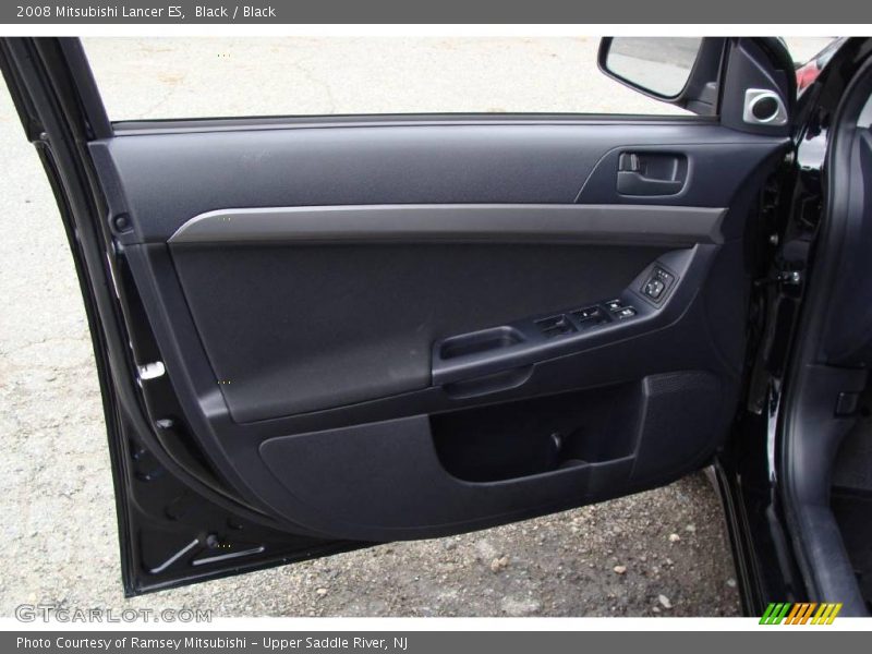 Black / Black 2008 Mitsubishi Lancer ES