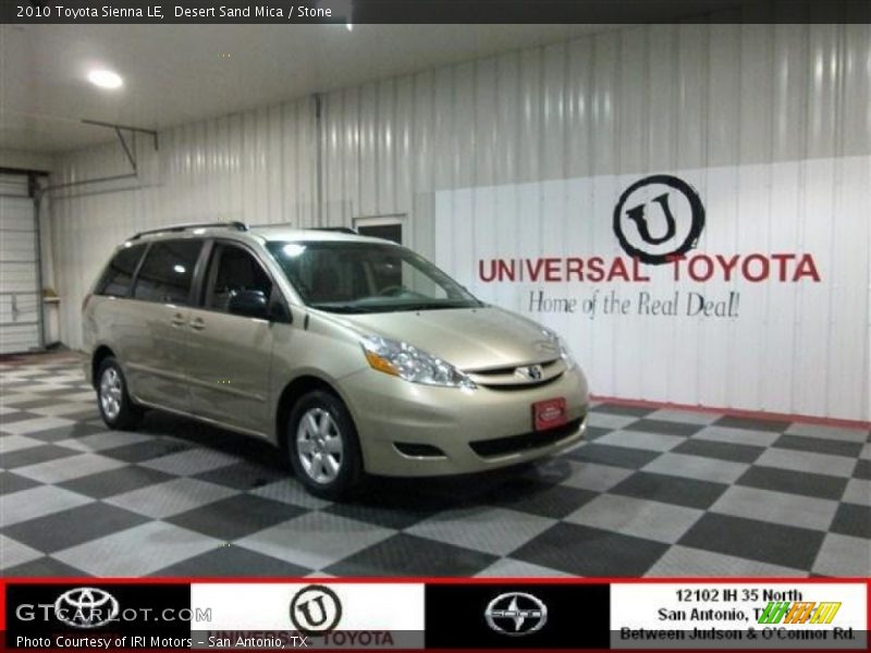 Desert Sand Mica / Stone 2010 Toyota Sienna LE