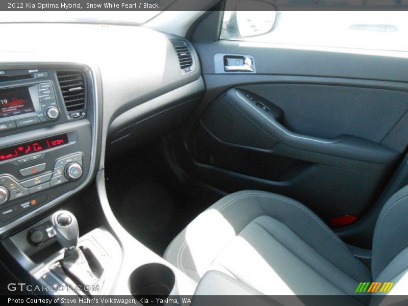 Snow White Pearl / Black 2012 Kia Optima Hybrid