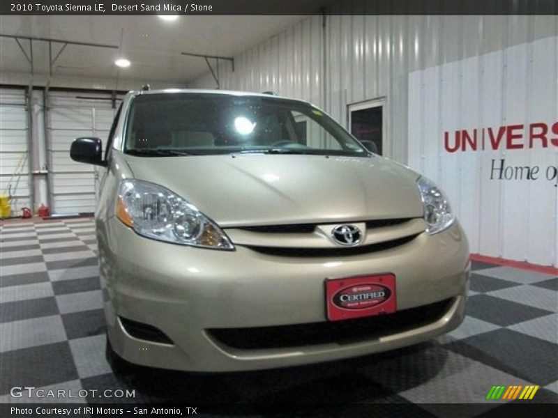Desert Sand Mica / Stone 2010 Toyota Sienna LE