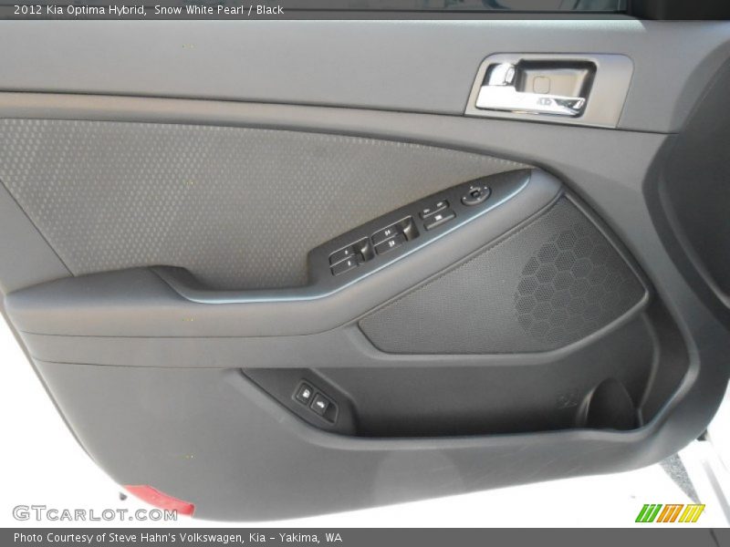 Snow White Pearl / Black 2012 Kia Optima Hybrid