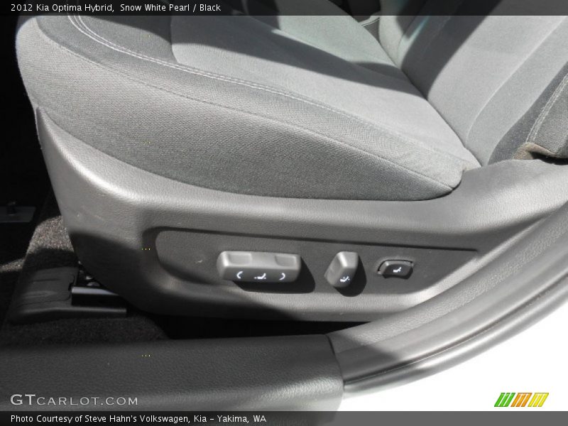 Snow White Pearl / Black 2012 Kia Optima Hybrid