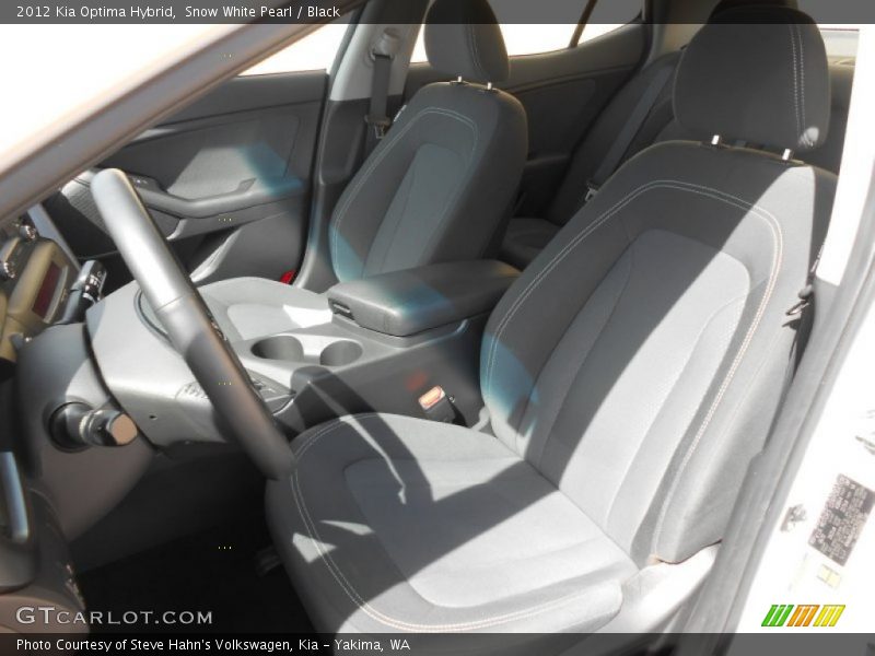 Snow White Pearl / Black 2012 Kia Optima Hybrid