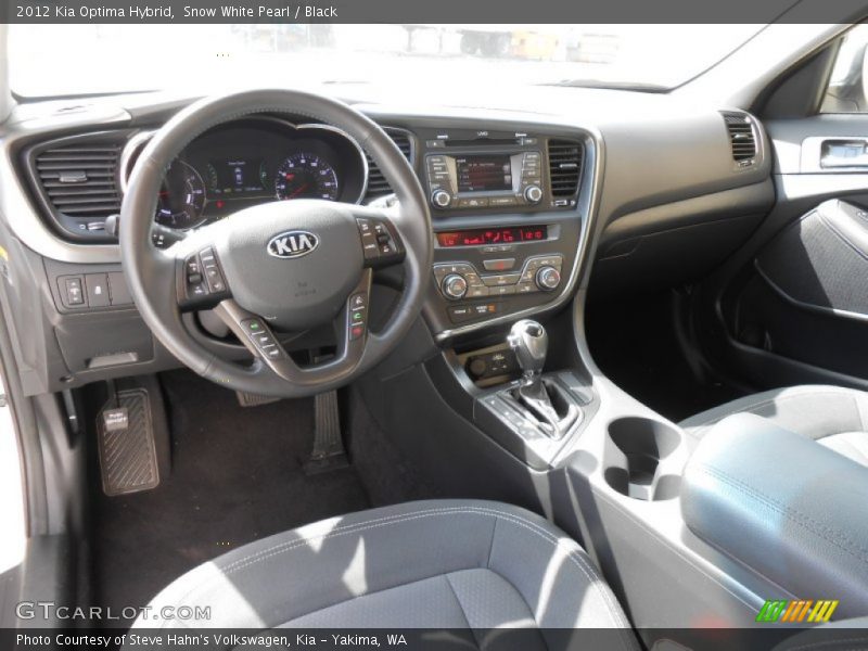 Snow White Pearl / Black 2012 Kia Optima Hybrid