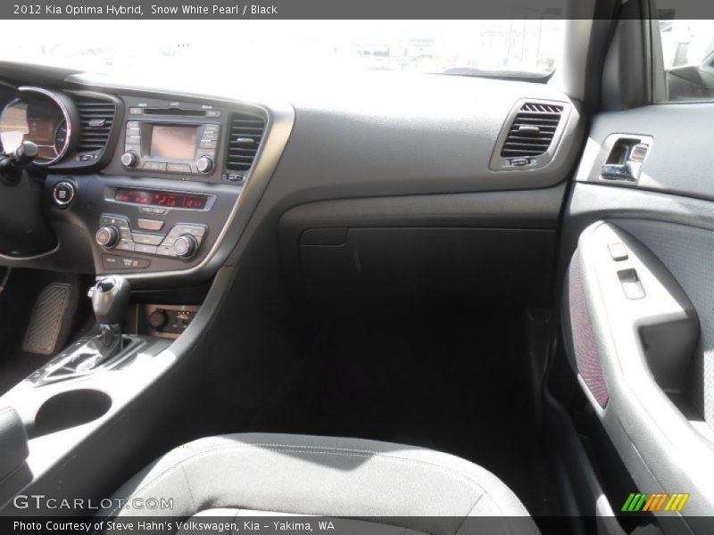 Snow White Pearl / Black 2012 Kia Optima Hybrid