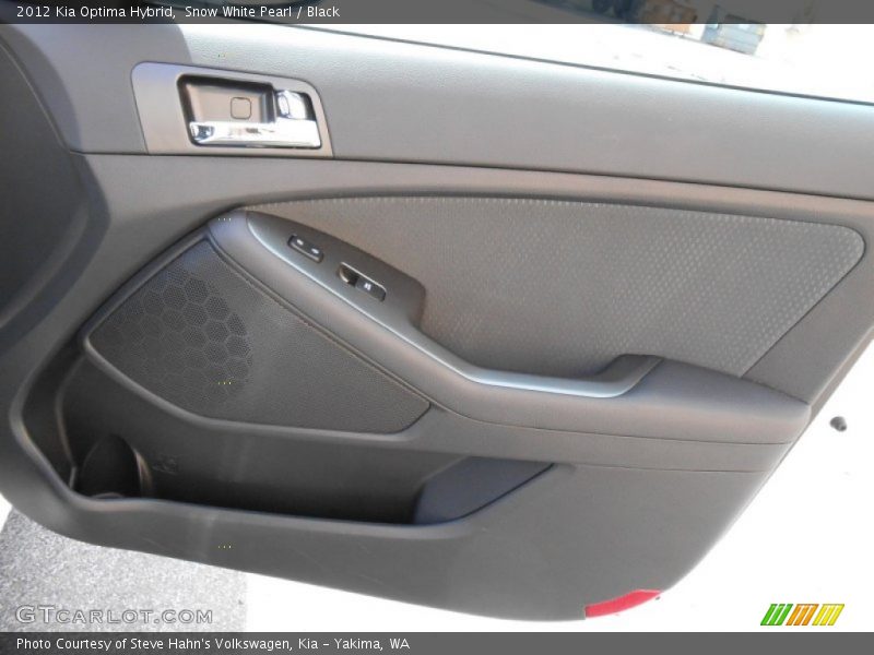 Snow White Pearl / Black 2012 Kia Optima Hybrid