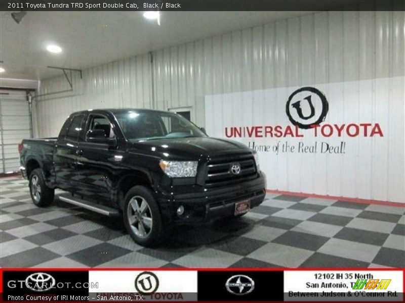 Black / Black 2011 Toyota Tundra TRD Sport Double Cab