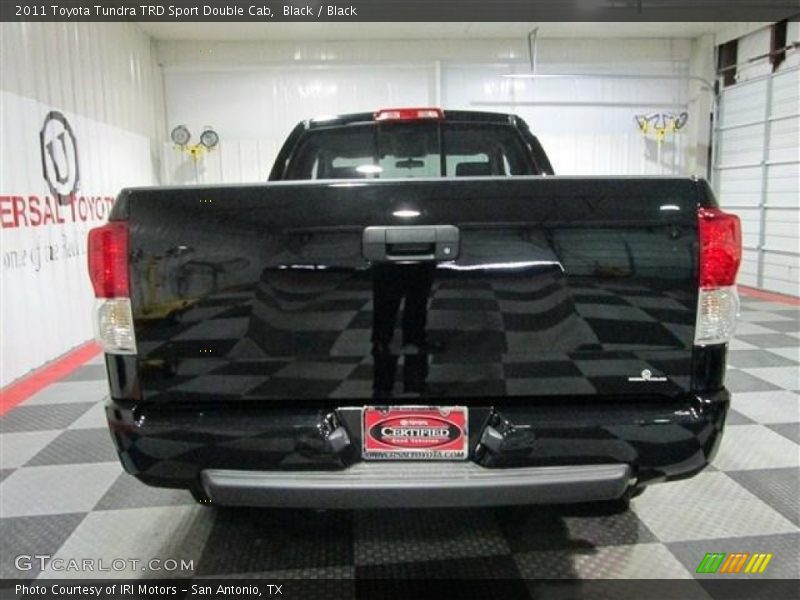 Black / Black 2011 Toyota Tundra TRD Sport Double Cab