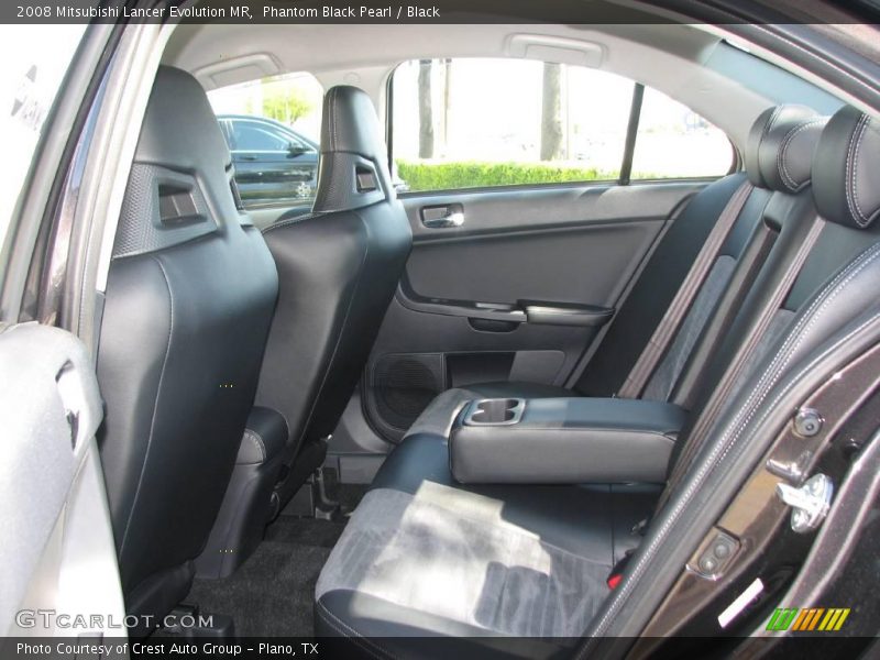 Phantom Black Pearl / Black 2008 Mitsubishi Lancer Evolution MR