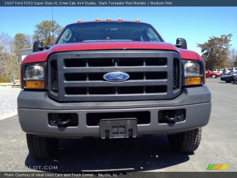 Dark Toreador Red Metallic / Medium Flint 2007 Ford F350 Super Duty XL Crew Cab 4x4 Dually