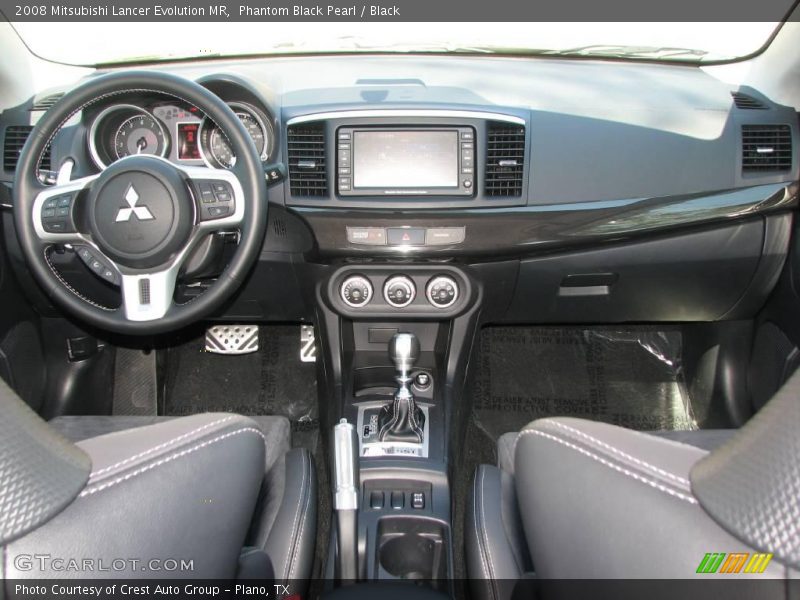 Phantom Black Pearl / Black 2008 Mitsubishi Lancer Evolution MR