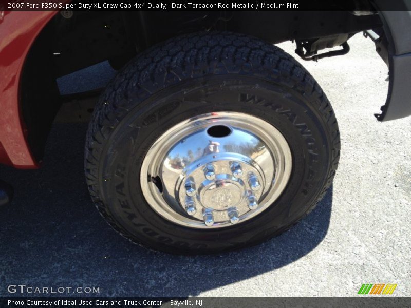 Dark Toreador Red Metallic / Medium Flint 2007 Ford F350 Super Duty XL Crew Cab 4x4 Dually