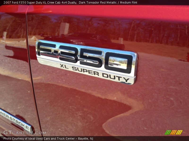 Dark Toreador Red Metallic / Medium Flint 2007 Ford F350 Super Duty XL Crew Cab 4x4 Dually