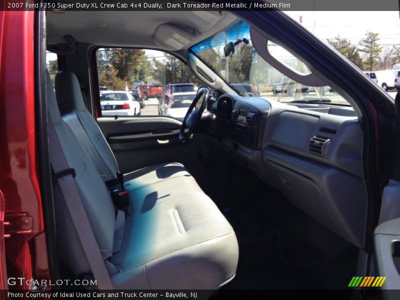 Dark Toreador Red Metallic / Medium Flint 2007 Ford F350 Super Duty XL Crew Cab 4x4 Dually
