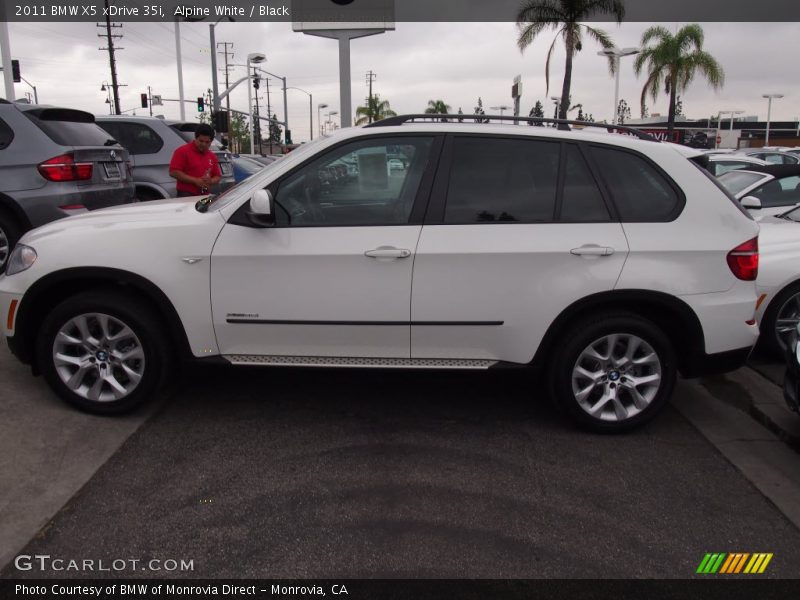 Alpine White / Black 2011 BMW X5 xDrive 35i