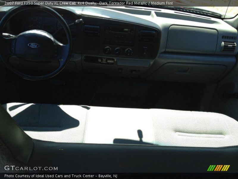 Dark Toreador Red Metallic / Medium Flint 2007 Ford F350 Super Duty XL Crew Cab 4x4 Dually