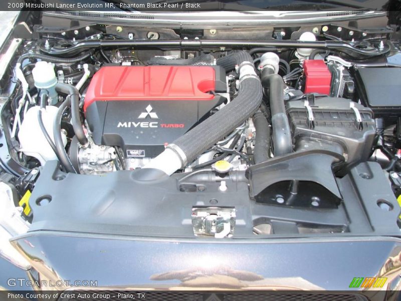 Phantom Black Pearl / Black 2008 Mitsubishi Lancer Evolution MR
