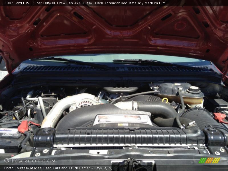 Dark Toreador Red Metallic / Medium Flint 2007 Ford F350 Super Duty XL Crew Cab 4x4 Dually