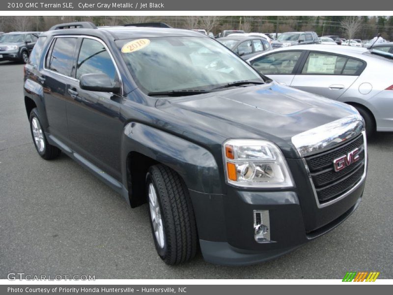 Cyber Gray Metallic / Jet Black 2010 GMC Terrain SLE